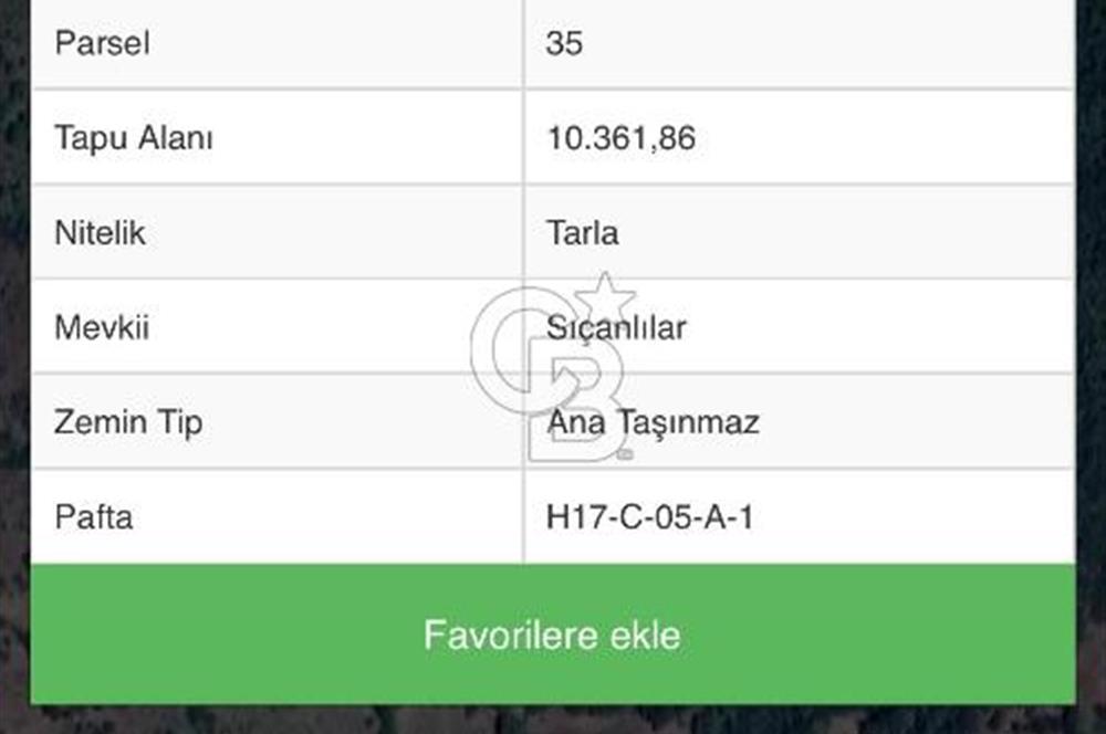 ÇANAKKALE BİGA KAZMALI KÖYÜ SATILIK TARLA