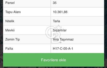 ÇANAKKALE BİGA KAZMALI KÖYÜ SATILIK TARLA