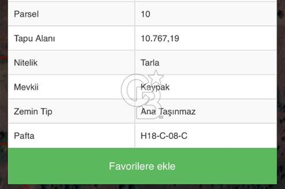 ÇANAKKALE BİGA YOLİNDİ KÖYÜ SATILIK TARLA