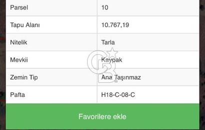 ÇANAKKALE BİGA YOLİNDİ KÖYÜ SATILIK TARLA