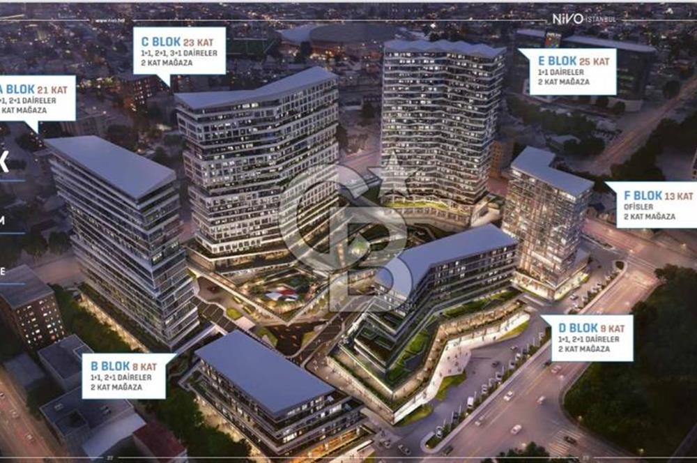 Nivo İstanbul, By Neba Sitesinde, Fırsat Konumlu, Kiralık Dükkan