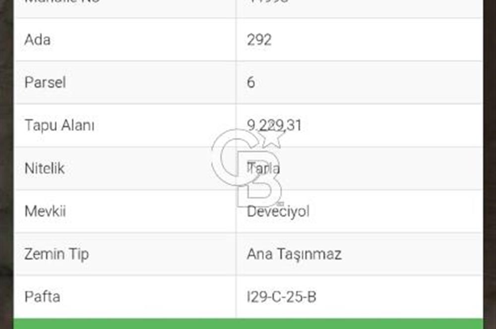 BALA/ YÖRELİ MAH'DE SATILIK UYGUN FİYAT TEK TAPU TARLA