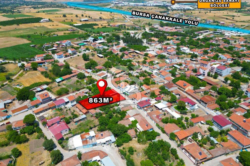 ÇANAKKALE BALIKLIÇEŞME 430m2 EMSALSİZ ARSA 