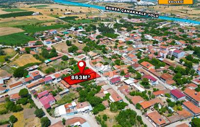 ÇANAKKALE BALIKLIÇEŞME 430m2 EMSALSİZ ARSA 