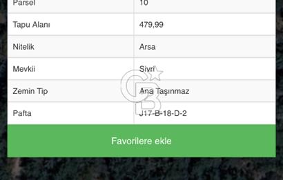 AYVALIK TIFILLAR’DA İMARLI, MÜSTAKİL PARSEL SATILIK FIRSAT ARSA