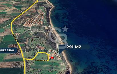 Çanakkale Ezine Alemşah'Da Denize 150 Metre Mesafede 291 m2 Arsa