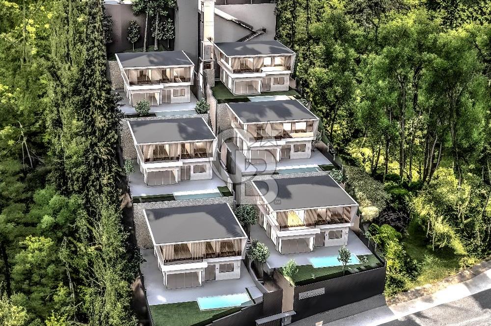 Beykoz Baklacı'da Muhteşem  Şehir Ve Doğa Manzaralı  Özel Havuzlu ve Kapalı Otoparklı Satılık Villalar 
