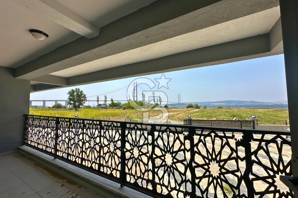 Çanakkale Lapseki Boğaz Ve Köprü Manzaralı Geniş Ön Cephe Daire