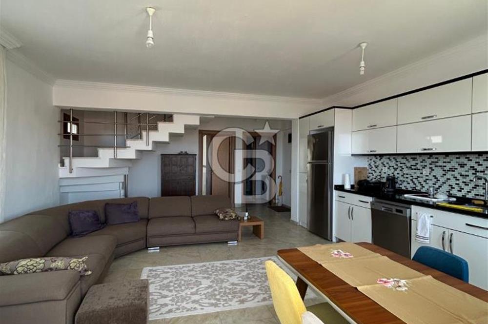 SATILIK DATÇA MERKEZDE DENİZ MANZARALI DUBLEKS DAİRE