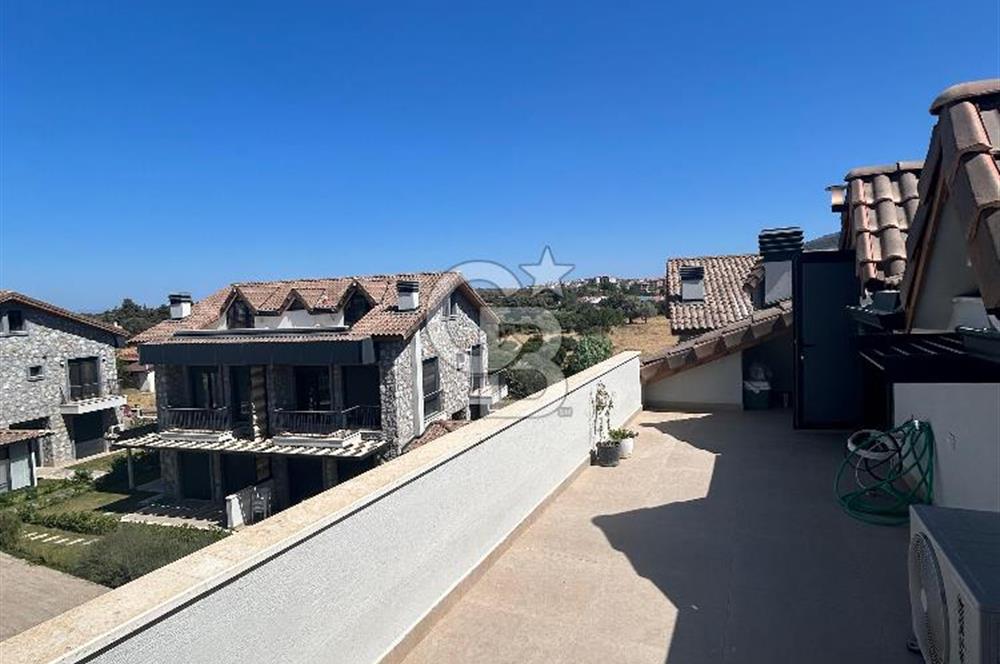 havuzlu sitede 3+1 dublex daire full eşyalı kiralık