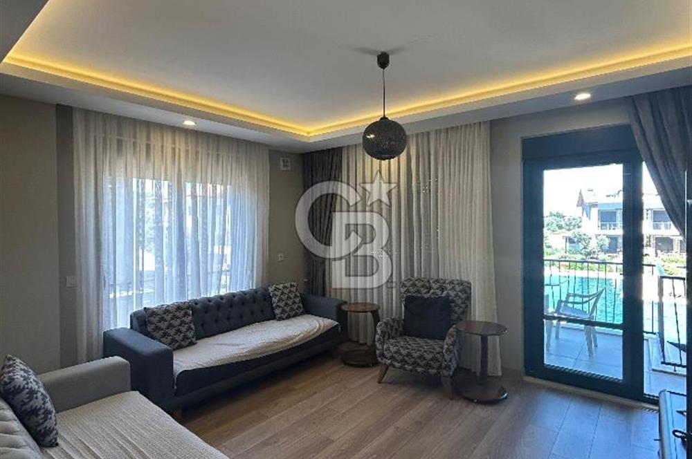 havuzlu sitede 3+1 dublex daire full eşyalı kiralık
