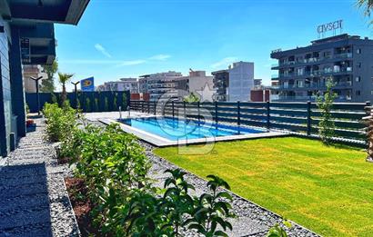 Çiğli Balatçık 2’de 1+1 Havuz Cepheli Kiralık Daire