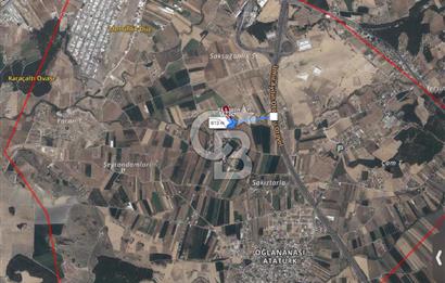 İzmir Menderes Oğlananasında Satılık 9575 m2 Tarla