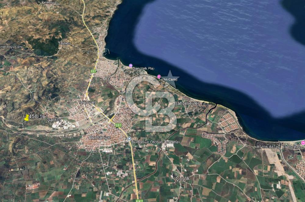 BALIKESİR;BURHANİYE,ŞARKÖY DE YOLU OLAN SATILIK ZEYTİNLİK