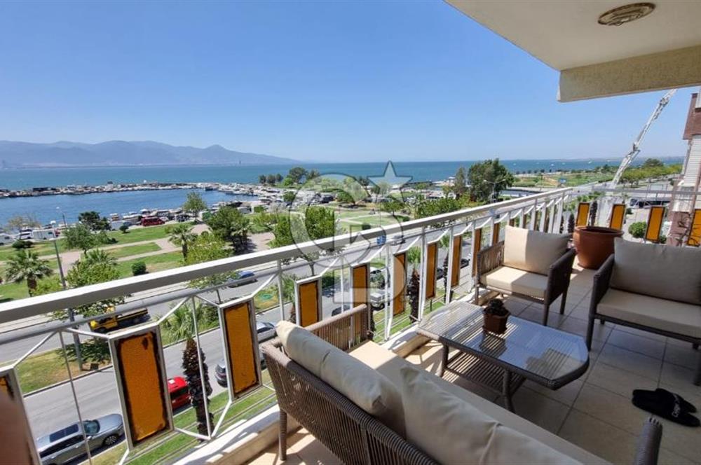 BOSTANLI SAHİL DE KISMİ EŞYALI DENİZ MANZARALI KİRALIK 3+1 DAİRE