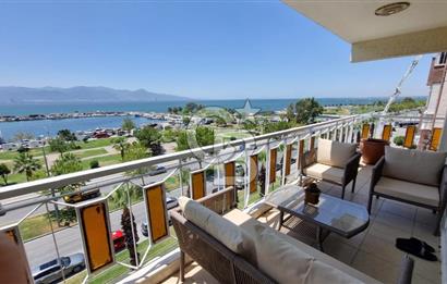 BOSTANLI SAHİL DE KISMİ EŞYALI DENİZ MANZARALI KİRALIK 3+1 DAİRE