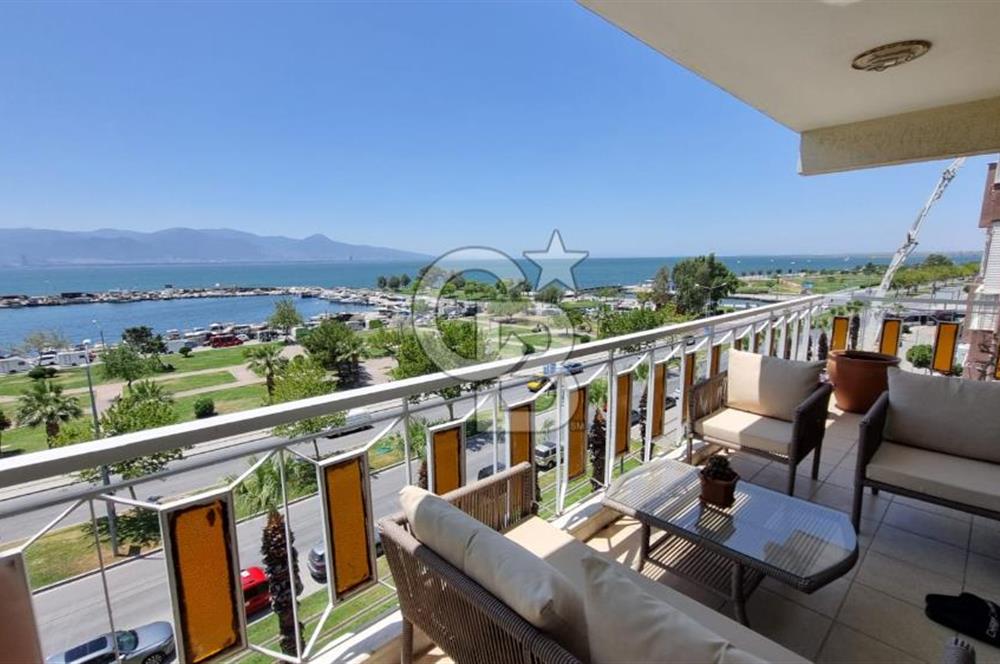 BOSTANLI SAHİL DE KISMİ EŞYALI DENİZ MANZARALI KİRALIK 3+1 DAİRE