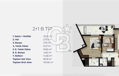 MALTEPE LUNA DRAGOS DENİZ MANZARALI BÜYÜK TİP SATILIK 2+1 DAİRE