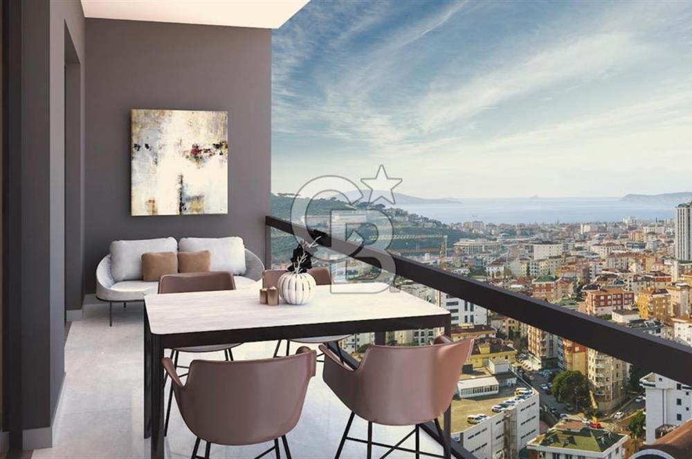 MALTEPE LUNA DRAGOS DENİZ MANZARALI BÜYÜK TİP SATILIK 2+1 DAİRE