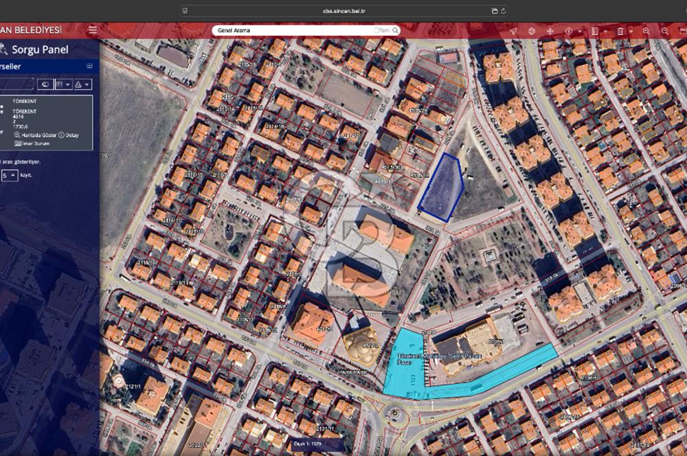 CB ERVA'DAN SİNCAN TÖREKENTTE SATILIK 1.731 M2 ARSA