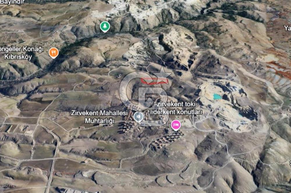 MAMAK KUSUNLAR ZİRVEKENT TOKİ YANI 1991 m² SATILIK ARSA&TARLA