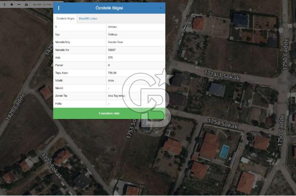 GÖLBAŞI HACILAR PROJESİ ONAYLI TEK TAPU SATILIK ARSA