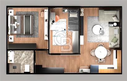ONYX CORNER'DA 2+1 SATILIK DAİRE