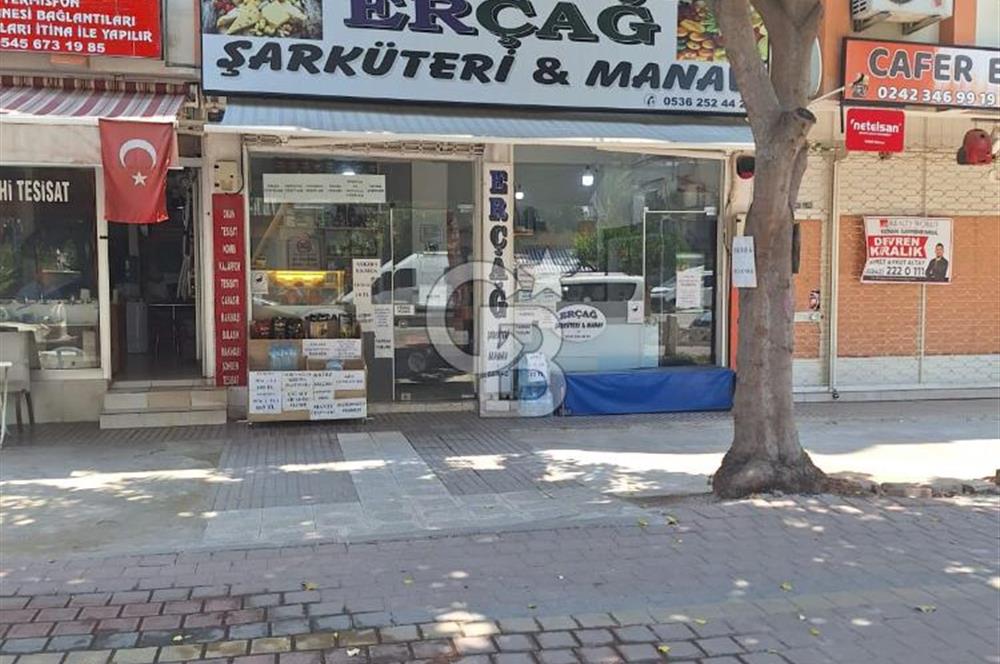 ANTALYA/DOKUMA ANA CADDEDE DEVREN KİRALIK MARKET/ŞARKÜTERİ/MANAV