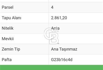 KOCAELİ KÖRFEZ İLİMTEPE(YARIMCA) SATILIK 2.861 M² İMARLI ARSA