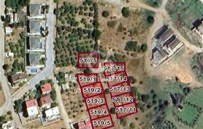 Didim Hisar Mah satılık 228 m2 villa arsası 