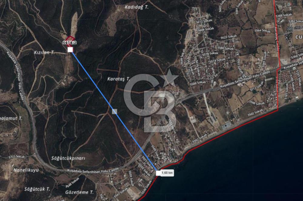 SEFERİHİSARDA 225 M2 DOĞA İÇERİSİNDE YATIRIMLIK PARSEL
