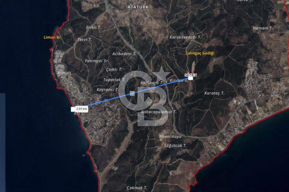 SEFERİHİSARDA 225 M2 DOĞA İÇERİSİNDE YATIRIMLIK PARSEL