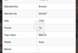 KIRIKKALE YAHŞİHAN EMİRLER'DE SATILIK KONUT İMARLI ARSA