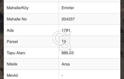 KIRIKKALE YAHŞİHAN EMİRLER'DE SATILIK KONUT İMARLI ARSA