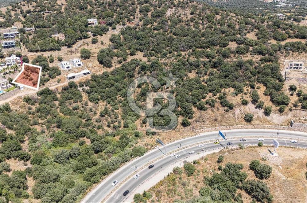 Bodrum Ortakent'te Deniz Manzaralı Köşe Arsa