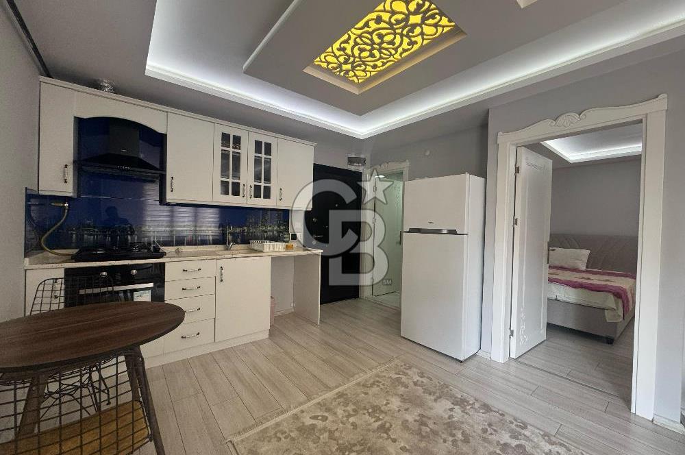Duruşehir merkezi konumda eşyalı kiralık 1+1 daire