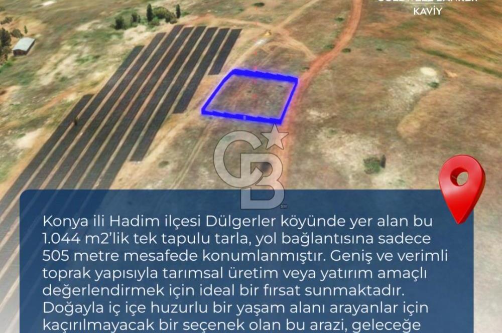 KONYA HADİM'DE YATIRIMA UYGUN SATILIK ARSA