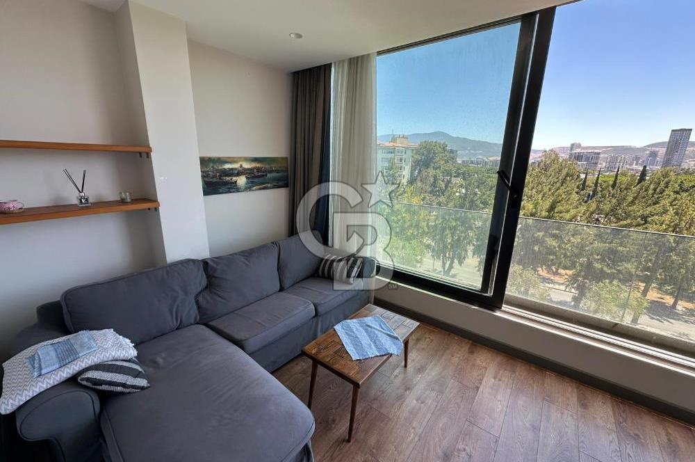 BORNOVA KAZIMDİRİK LOTUS 1+1 EŞYALI SATILIK ÖZEL DAİRE