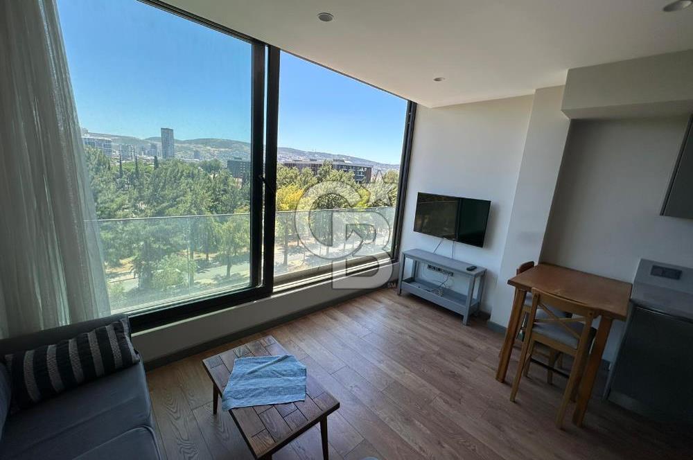 BORNOVA KAZIMDİRİK LOTUS 1+1 EŞYALI SATILIK ÖZEL DAİRE