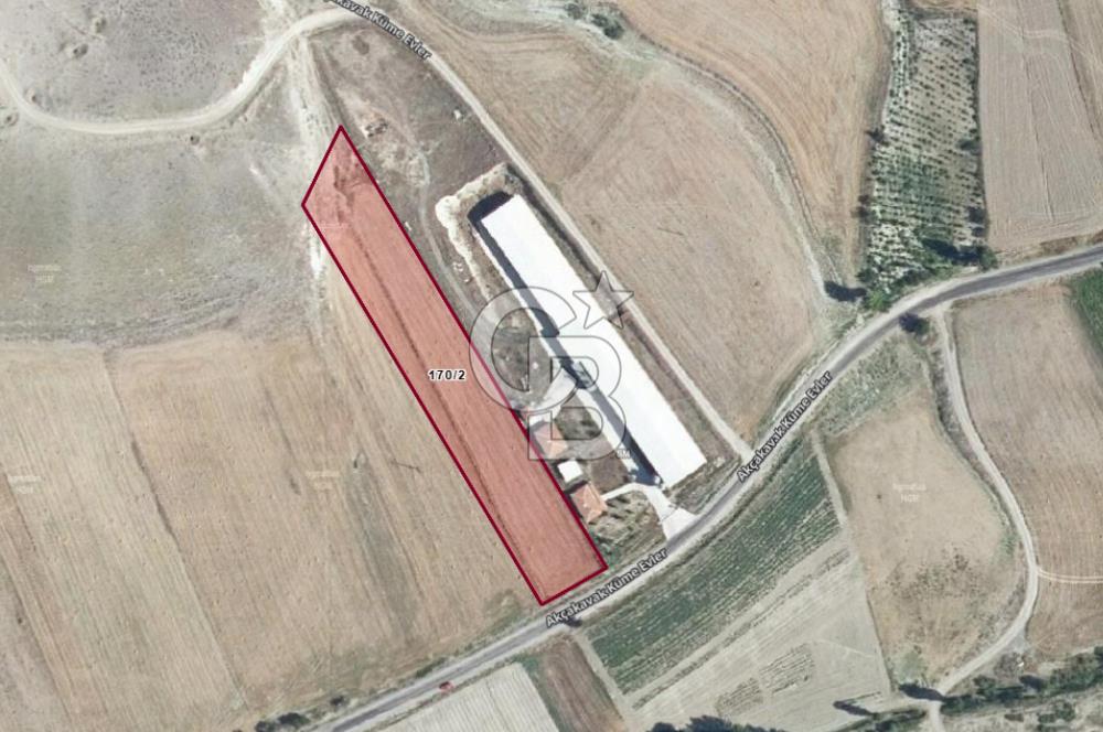 BEYPAZARI AKÇAKAVAK KÜMEEVLER YOLU ÜZERİ SATILIK TARLA 5.650 M2