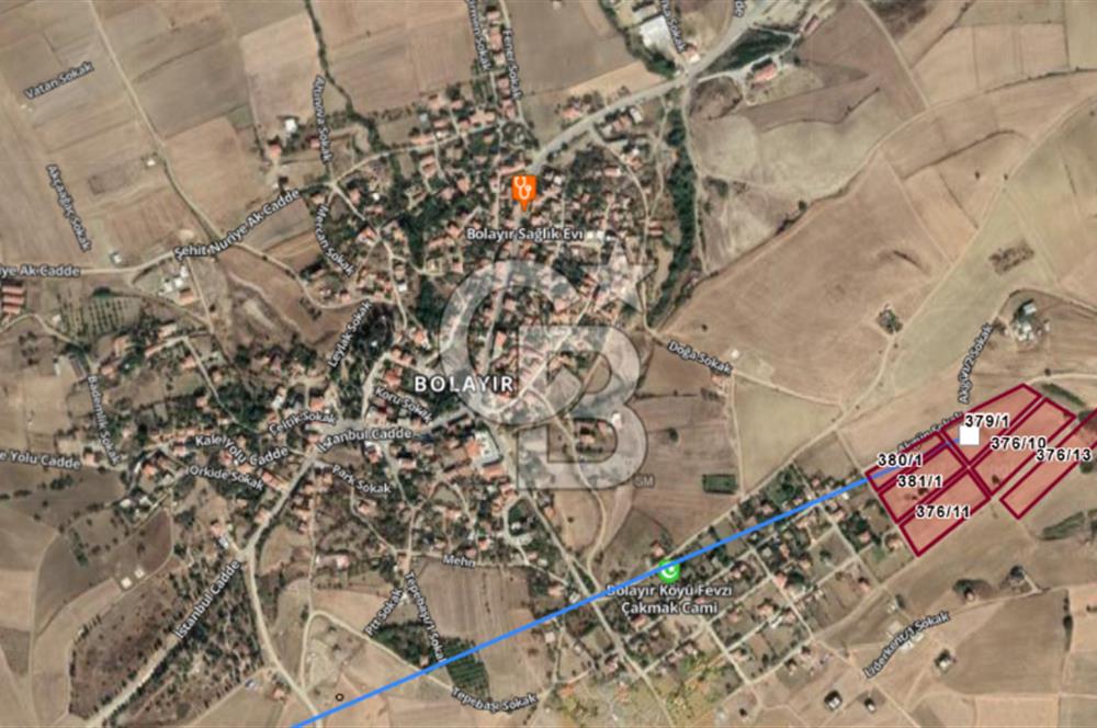 ÇANAKKALE;GELİBOLU,BOLAYIR VİLLALIK BÖLGEDE SATILIK ARSA