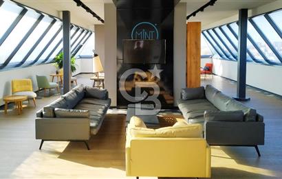 Mint Kağıthane'de Metroya Yakın 1+1 Kiralık Rezidans