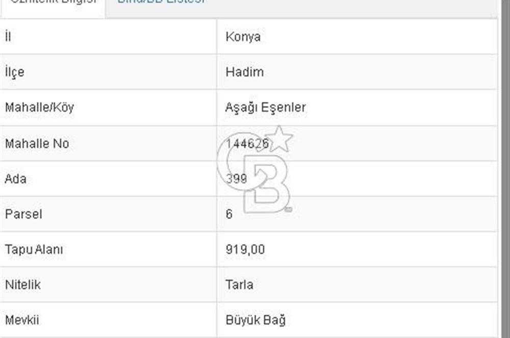Konya Hadim'de Yatırıma Uygun Satılık Tarla