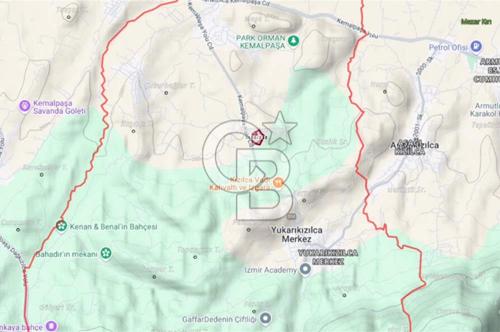 KEMALPAŞA YUKARIKIZILCA'DA 606 m2 BAHÇE