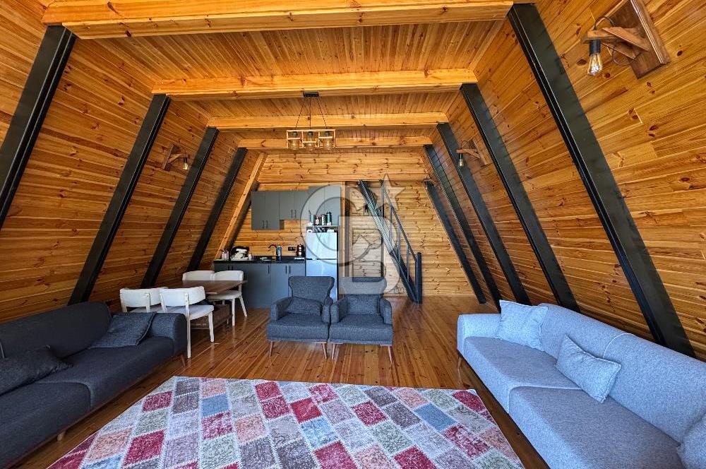 DOGA ILE IÇ iÇE 1800m' ARSA iÇiNDEKi HARiKA BiR BUNGALOV