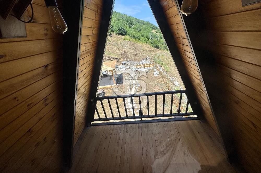 DOGA ILE IÇ iÇE 1800m' ARSA iÇiNDEKi HARiKA BiR BUNGALOV