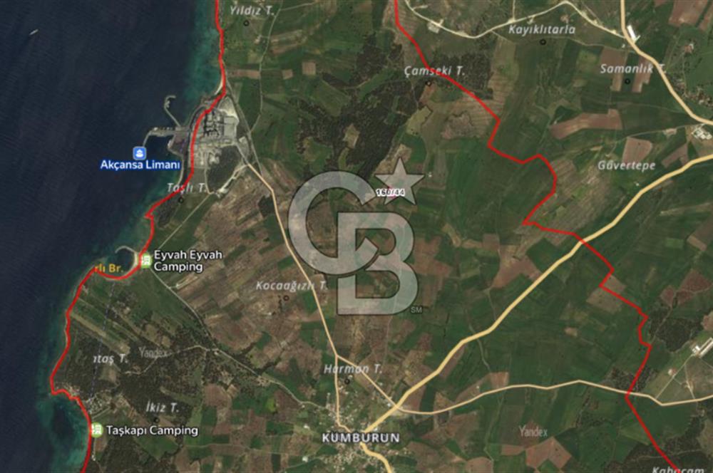 ÇANAKKALE GEYİKLİ KUMBURUN KÖYÜ DENİZE YAKIN SATILIK BAĞ