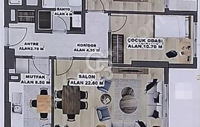 GÜZELYURT'TA SATILIK 2+1 SIFIR DAİRE
