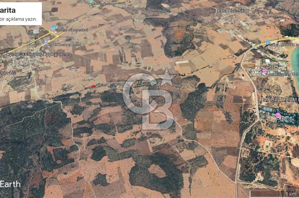 iskele Çayırova'da 1333 m2 arsa