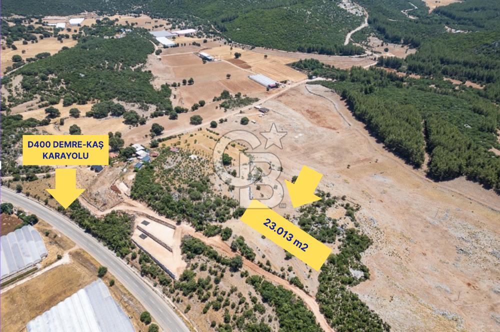 ANTALYA DEMRE YAVU'DA D-400'E KOMŞU, 23.013 m² YATIRIMLIK TARLA